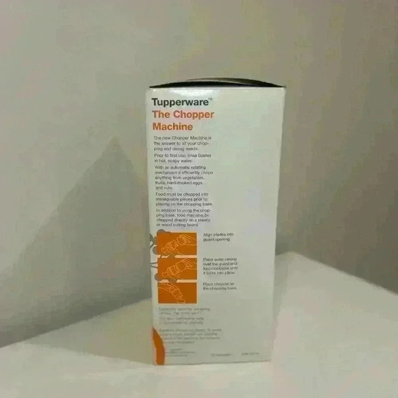 Tupperware The Chopper Machine White Kitchenware Food Cutter Dicer - Picture 5 of 5